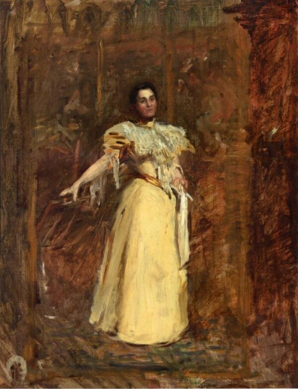 Study For The Portrait Of Miss Emily Sartain by Thomas Eakins, hand-painted oil painting reproduction