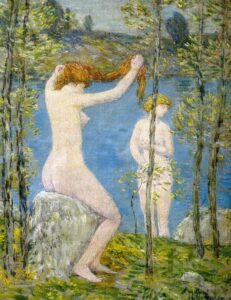 Study for Bathers by Frederick Childe Hassam, hand-painted oil painting reproduction