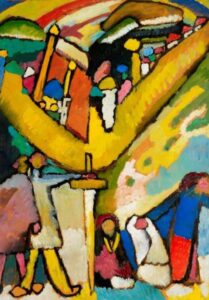 Study for Improvisation 8 by Wassily Kandinsky, hand-painted oil painting reproduction