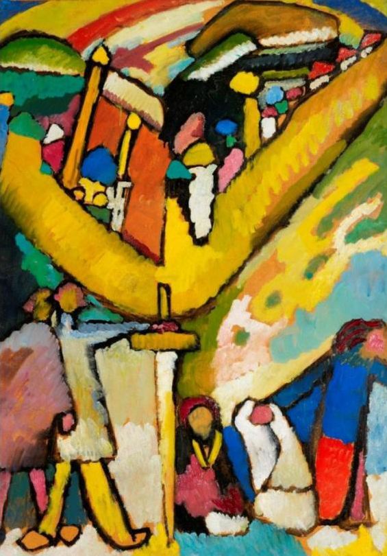 Study for Improvisation 8 by Wassily Kandinsky, hand-painted oil reproduction