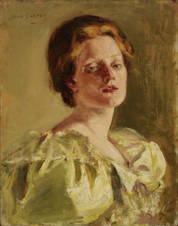 Study in Auburn by Alice Pike Barney, hand-painted oil painting reproduction