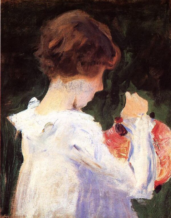 Study of Polly Barnard by John Singer Sargent, hand-painted oil painting reproduction
