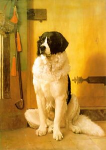 Study of a Dog by Jean-Léon Gérôme, hand-painted oil painting reproduction