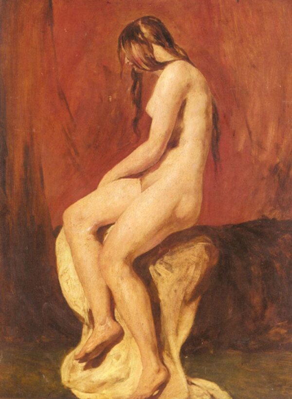 Study of a Female Nude by William Etty, hand-painted oil painting reproduction