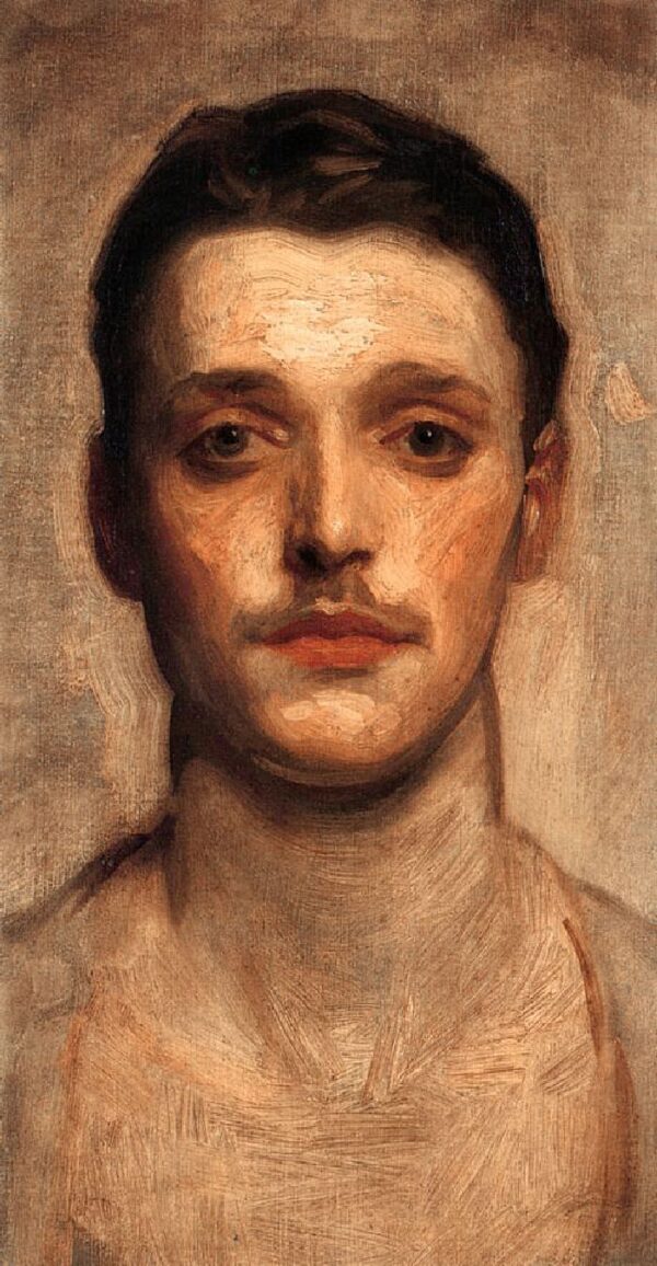 Study of a Young Man by John Singer Sargent, hand-painted oil painting reproduction