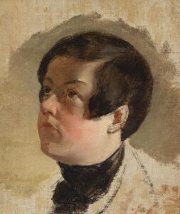 Study of a boys head by Friedrich von Amerling, hand-painted oil painting reproduction