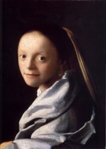Study of a young Woman by Johannes Vermeer