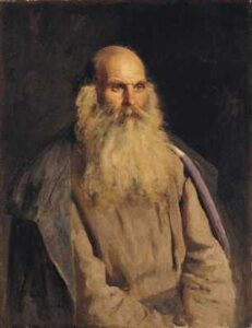 Study of an Old Man by Ilya Repin, hand-painted oil painting reproduction