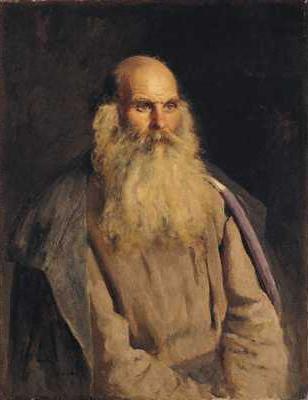 Study of an Old Man by Ilya Repin, hand-painted oil reproduction