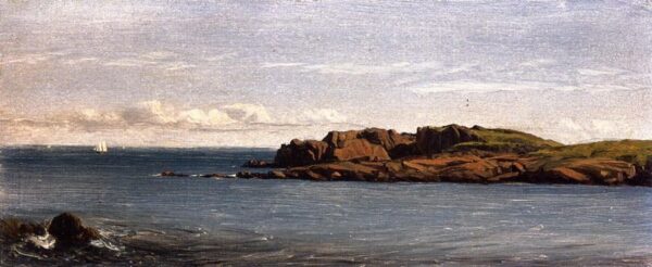 Study on the Massachusetts Coast by Sanford Robinson Gifford, hand-painted oil painting reproduction