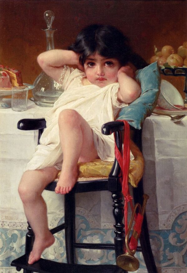 Sugar and Spice by Émile Munier, hand-painted oil painting reproduction