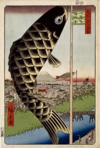 Suid Bridge and Surugadai by Ando Hiroshige, hand-painted oil painting reproduction