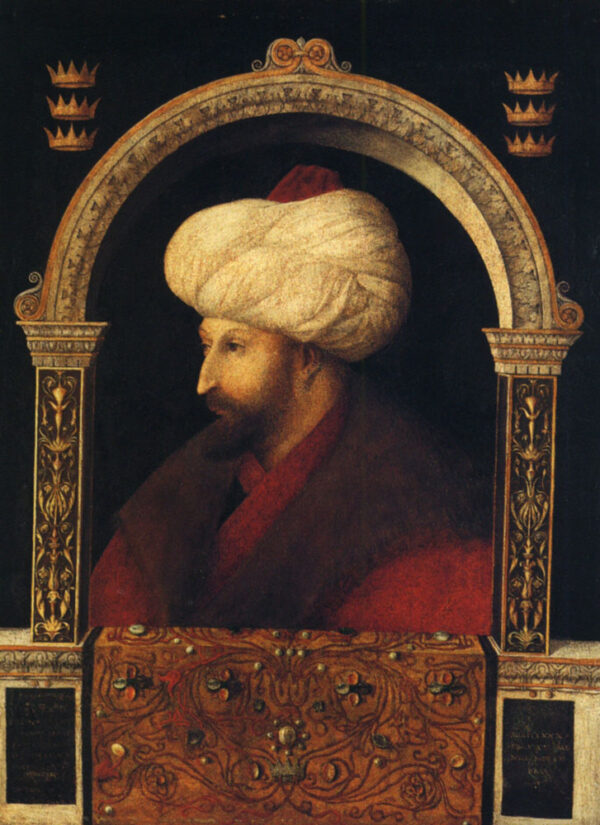Sultan Mehmet II by Giovanni Bellini, hand-painted oil painting reproduction