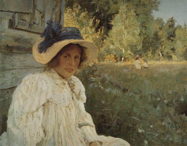 Summer by Valentin Alexandrovich Serov, hand-painted oil painting reproduction