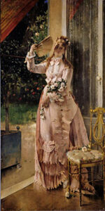 Summer by Alfred Stevens, hand-painted oil painting reproduction