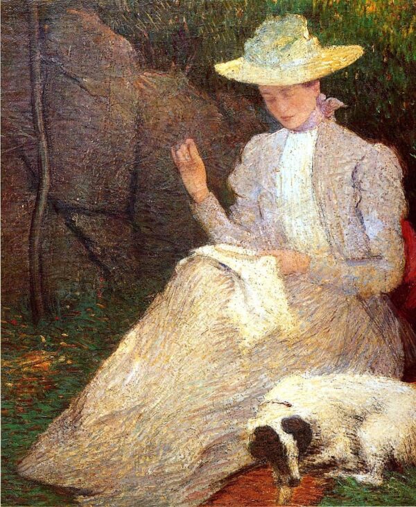 Summer by Julian Alden Weir, hand-painted oil reproduction