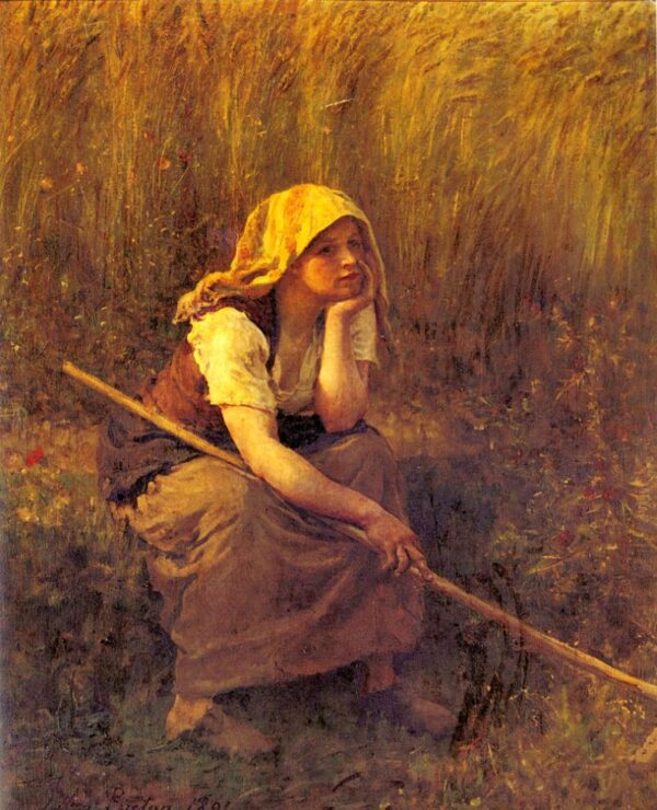 Summer by Jules Breton, hand-painted oil painting reproduction