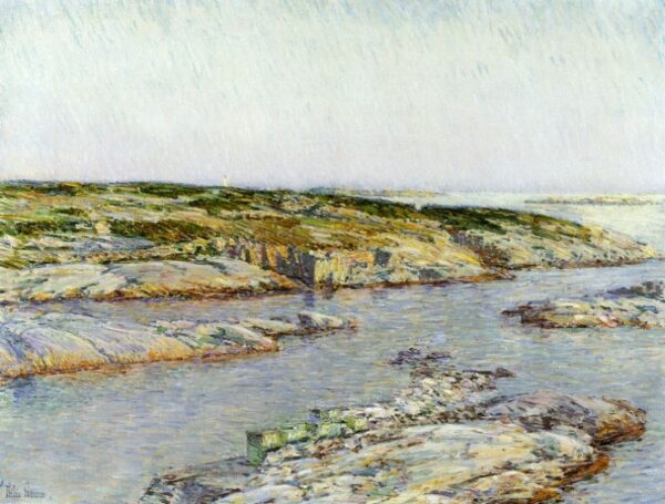 Summer Afternoon, Isles of Shoals by Frederick Childe Hassam, hand-painted oil painting reproduction