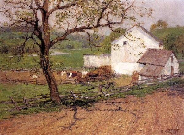 Summer Day by Edward Henry Potthast, hand-painted oil painting reproduction