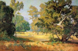 Summer Days California Woodlands by Franz Bischoff, hand-painted oil painting reproduction