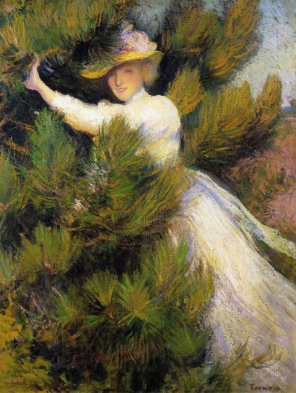 Summer Idyll by Edmund Tarbell, hand-painted oil painting reproduction