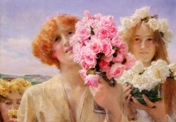 Summer Offering by Lawrence Alma-Tadema, hand-painted oil painting reproduction