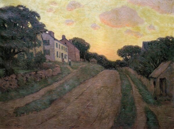 Summer Street 1890 by Arthur Wesley Dow, hand-painted oil painting reproduction