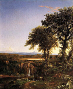 Summer Twilight by Thomas Cole, hand-painted oil painting reproduction