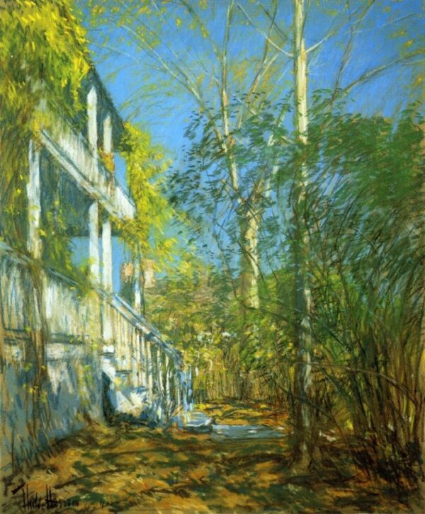 Summer at Cos Cob by Frederick Childe Hassam, hand-painted oil painting reproduction