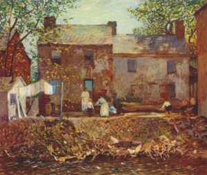 Summertime by Robert Spencer, hand-painted oil painting reproduction