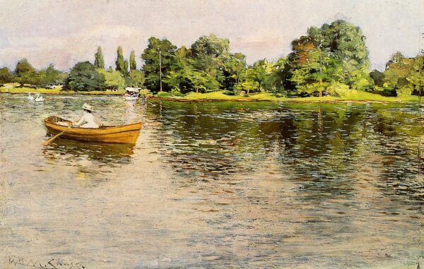 Summertime by William Merritt Chase, hand-painted oil painting reproduction