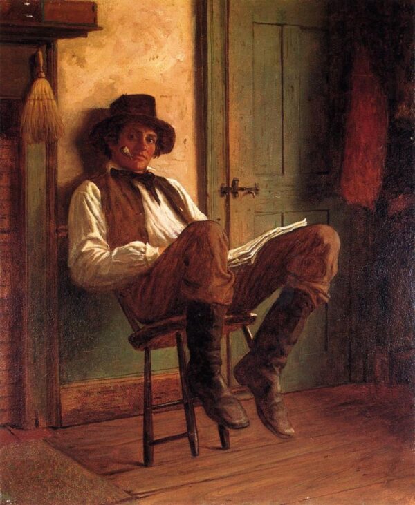 Sunday Morning II by Eastman Johnson, hand-painted oil painting reproduction