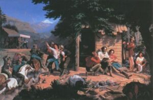 Sunday Morning in the Mines by Charles Christian Nahl, hand-painted oil painting reproduction