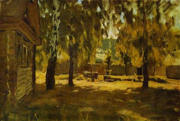 Sunny Day II by Isaac Levitan, hand-painted oil painting reproduction