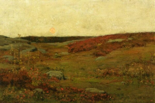 Sunrise, Autumn by Frederick Childe Hassam, hand-painted oil painting reproduction
