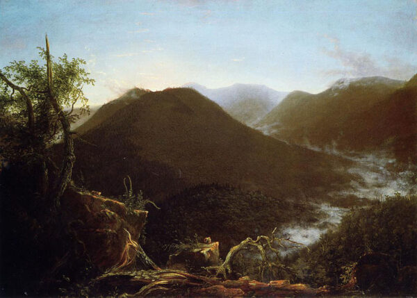 Sunrise in the Catskill Mountains by Thomas Cole, hand-painted oil painting reproduction