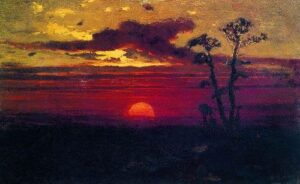 Sunset 1876 1890 by Arkhip Kuindzhi, hand-painted oil painting reproduction