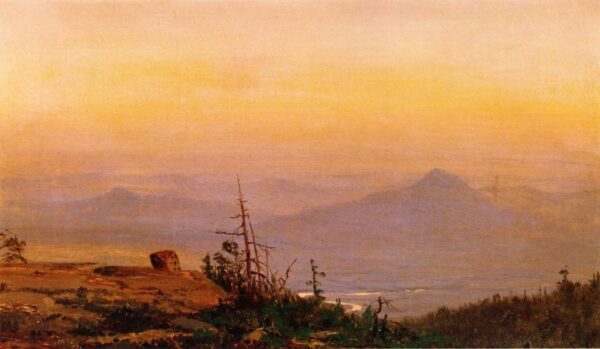 Sunset in the Catskills by Jervis McEntee, hand-painted oil painting reproduction