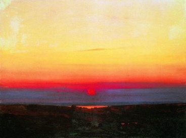 Sunset in the steppes to the sea 1898 1908 by Arkhip Kuindzhi, hand-painted oil reproduction