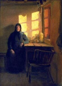 Sunshine in the Blind Woman’s Room by Anna Ancher, hand-painted oil painting reproduction
