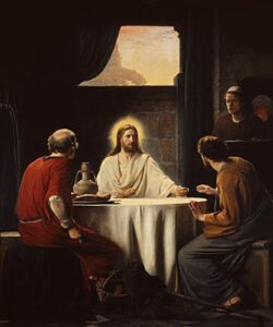 Supper at Emmaus by Carl Heinrich Bloch, hand-painted oil painting reproduction