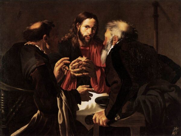 Supper at Emmaus by Hendrick ter Brugghen, hand-painted oil painting reproduction