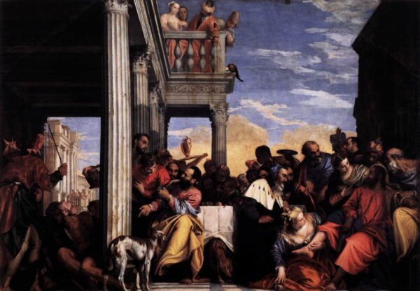 Supper in the House of Simon by Paolo Veronese, hand-painted oil painting reproduction