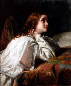 Supplication 1850 by Alfred Elmore, hand-painted oil painting reproduction