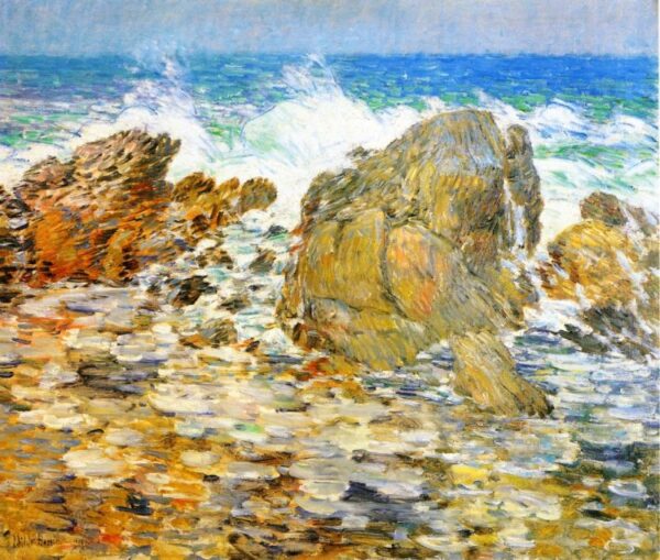 Surf, Appledore by Frederick Childe Hassam, hand-painted oil painting reproduction
