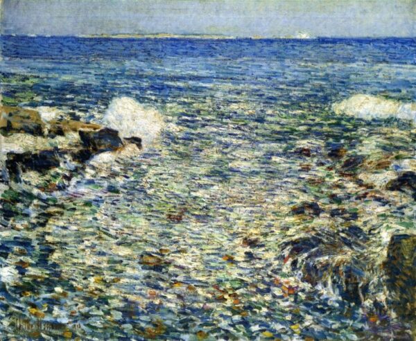 Surf, Isles of Shoals by Frederick Childe Hassam, hand-painted oil painting reproduction