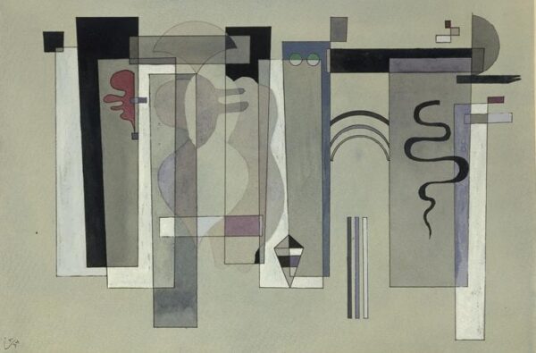 Surfaces meeting by Wassily Kandinsky, hand-painted oil painting reproduction