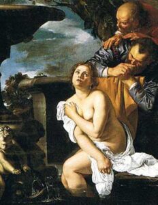 Susanna and the Elders by Artemisia Gentileschi, hand-painted oil painting reproduction