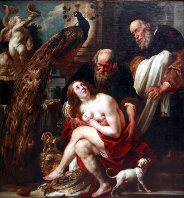 Susanna and the Elders by Jacob Jordaens, hand-painted oil painting reproduction