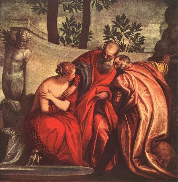 Susanna in the Bath by Paolo Veronese, hand-painted oil painting reproduction